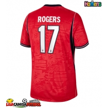 Camisa de Futebol Inglaterra Morgan Rogers #17 Equipamento Secundário Mundo 2026 Manga Curta